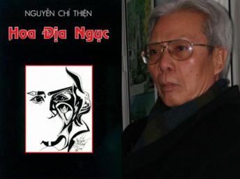 Nh thơ Nguyễn Ch Thiện v trang ba tập thơ Hoa Địa Ngục