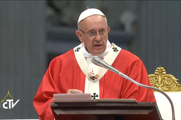 Pope on Feast of Saints Peter and Paul -CTV Screenshot