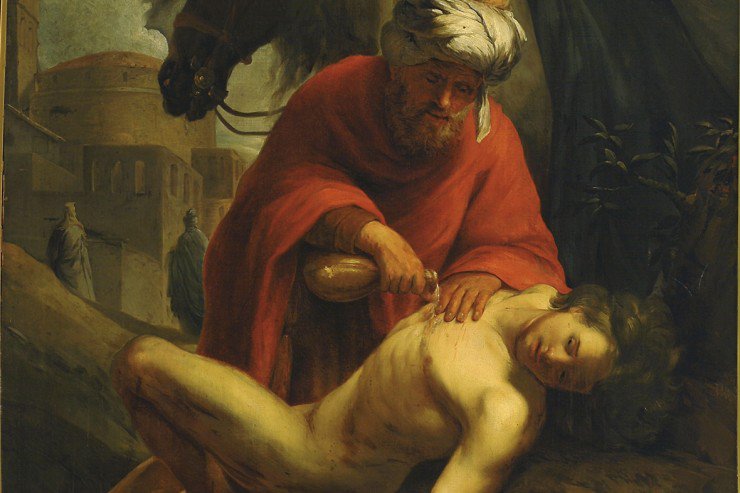 https://commons.wikimedia.org/wiki/File:Nicolaes_Roosendael_-_The_good_Samaritan_heals_the_traveller_1665_FHM01_OS-I-297.jpg