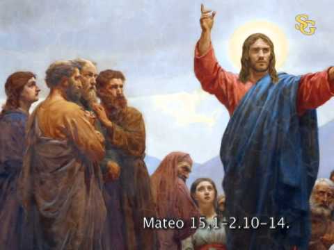 Evangelio de San Mateo 15,1-2.10-14 - YouTube